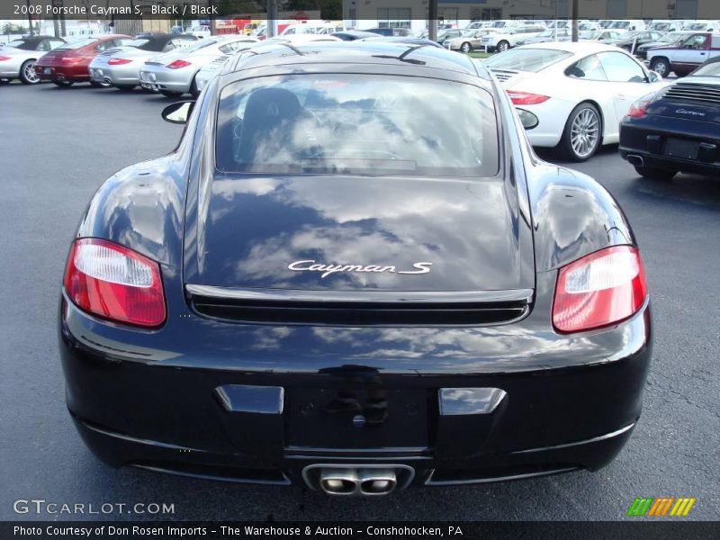 Black / Black 2008 Porsche Cayman S