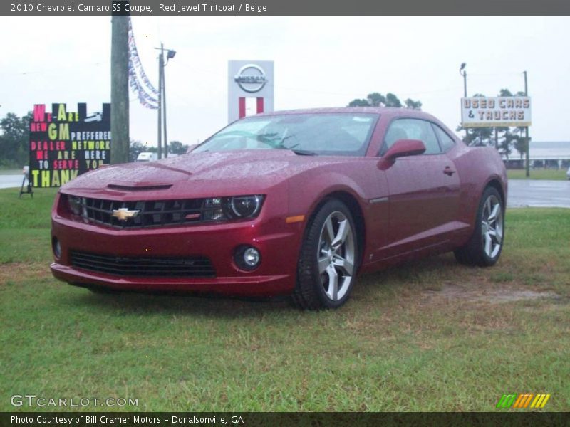 Red Jewel Tintcoat / Beige 2010 Chevrolet Camaro SS Coupe