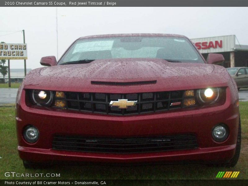Red Jewel Tintcoat / Beige 2010 Chevrolet Camaro SS Coupe