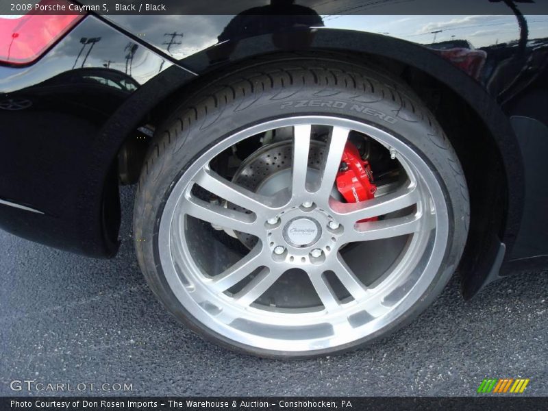 Black / Black 2008 Porsche Cayman S