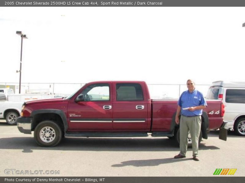Sport Red Metallic / Dark Charcoal 2005 Chevrolet Silverado 2500HD LS Crew Cab 4x4