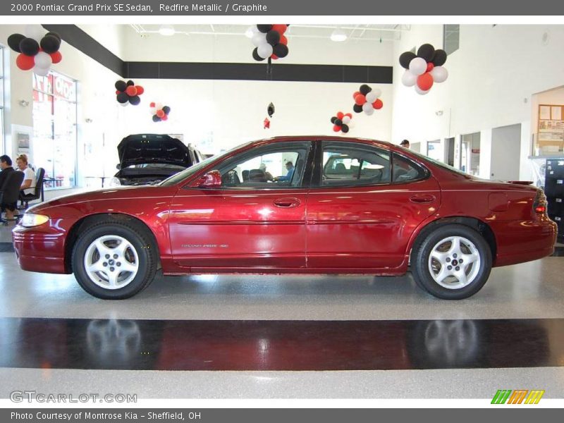 Redfire Metallic / Graphite 2000 Pontiac Grand Prix SE Sedan