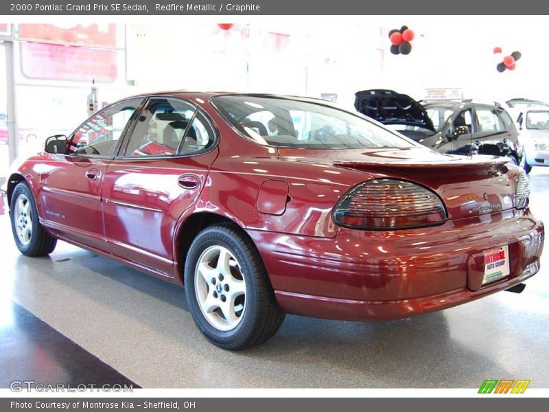 Redfire Metallic / Graphite 2000 Pontiac Grand Prix SE Sedan