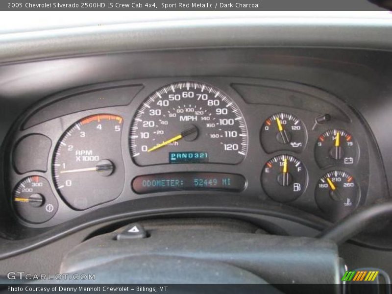 Sport Red Metallic / Dark Charcoal 2005 Chevrolet Silverado 2500HD LS Crew Cab 4x4