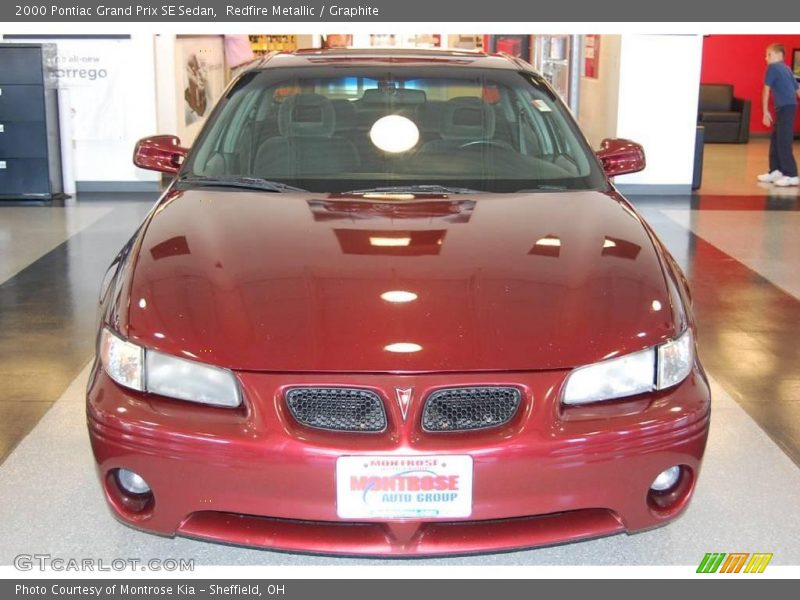 Redfire Metallic / Graphite 2000 Pontiac Grand Prix SE Sedan