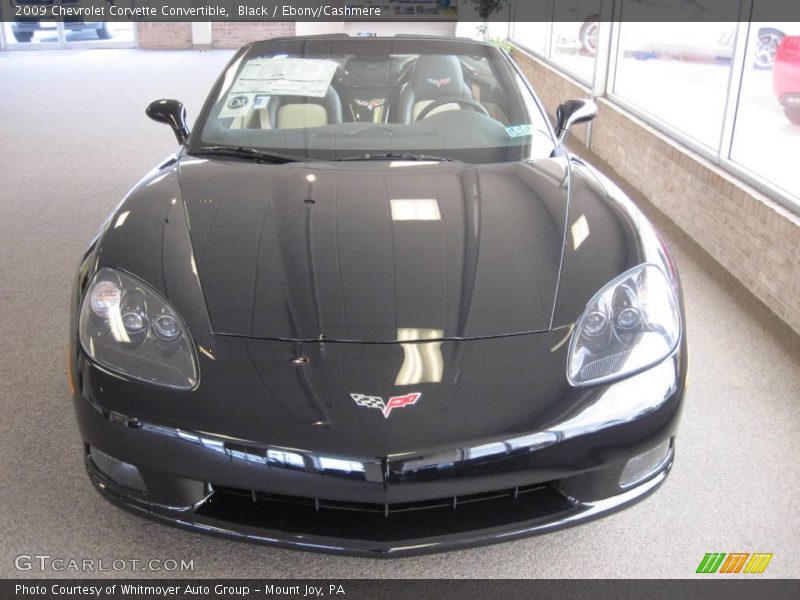 Black / Ebony/Cashmere 2009 Chevrolet Corvette Convertible