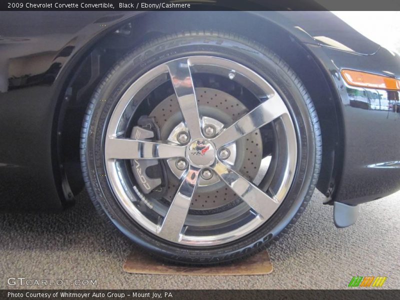 Black / Ebony/Cashmere 2009 Chevrolet Corvette Convertible
