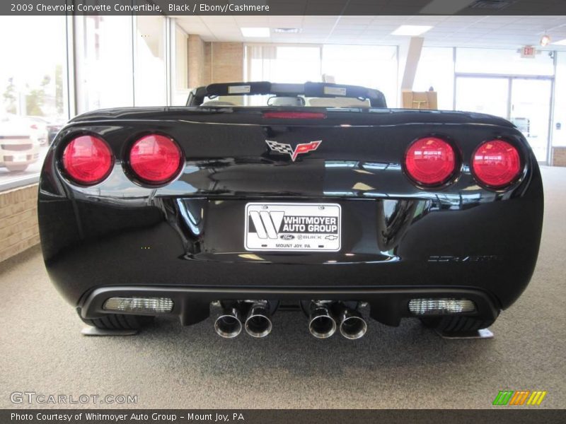 Black / Ebony/Cashmere 2009 Chevrolet Corvette Convertible