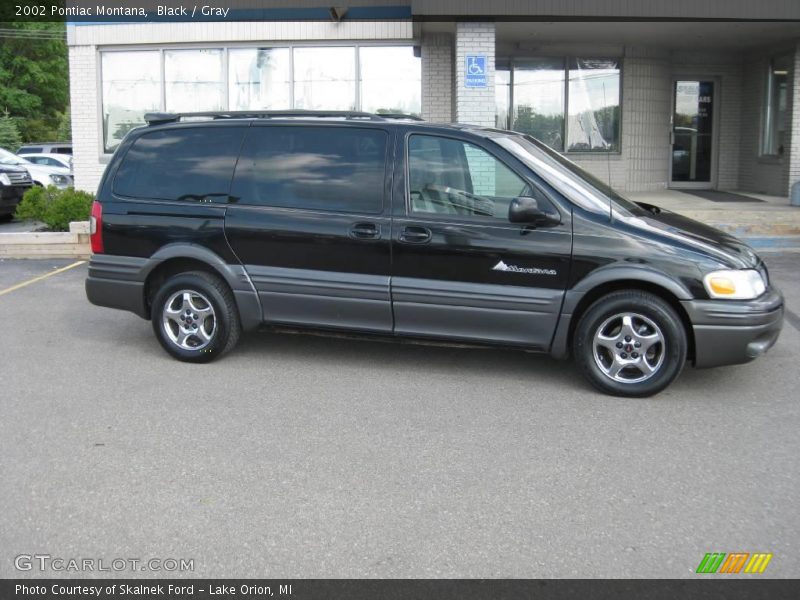 Black / Gray 2002 Pontiac Montana