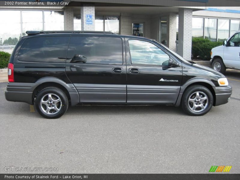 Black / Gray 2002 Pontiac Montana