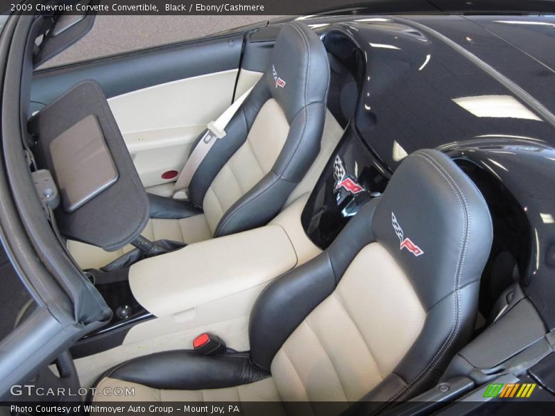 Black / Ebony/Cashmere 2009 Chevrolet Corvette Convertible
