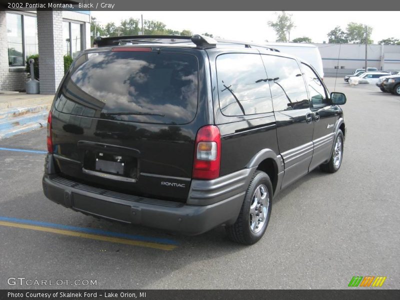 Black / Gray 2002 Pontiac Montana