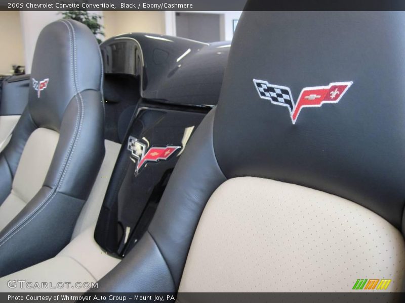 Black / Ebony/Cashmere 2009 Chevrolet Corvette Convertible