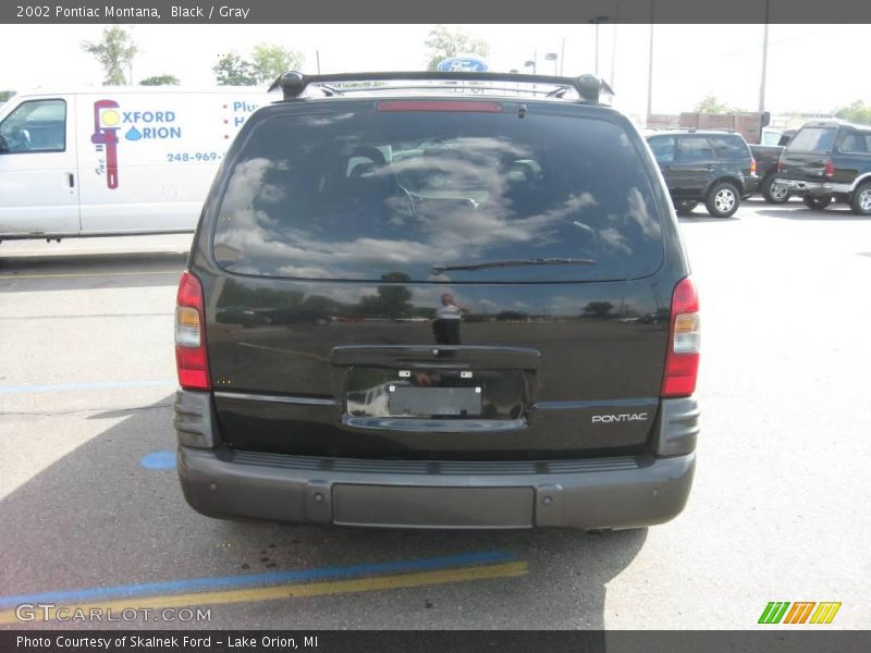 Black / Gray 2002 Pontiac Montana