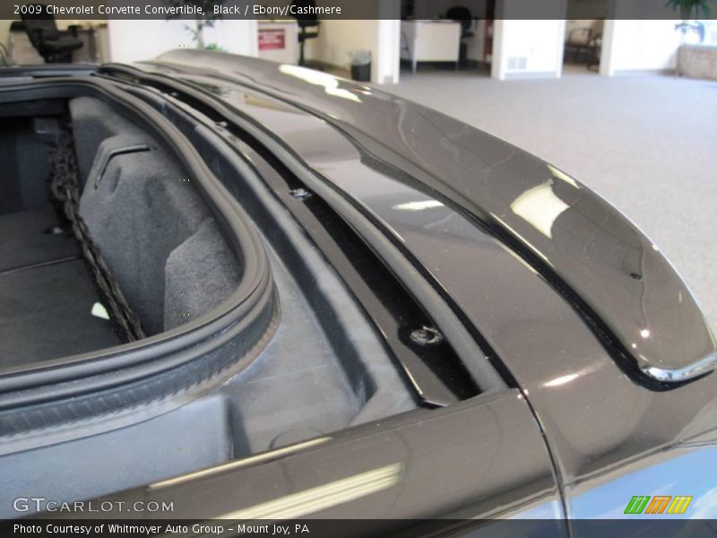 Black / Ebony/Cashmere 2009 Chevrolet Corvette Convertible