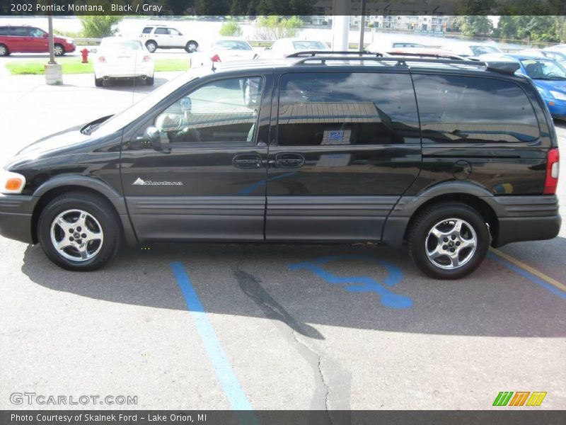 Black / Gray 2002 Pontiac Montana