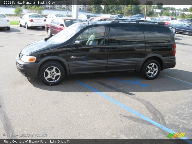Black / Gray 2002 Pontiac Montana