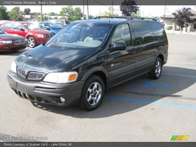 Black / Gray 2002 Pontiac Montana