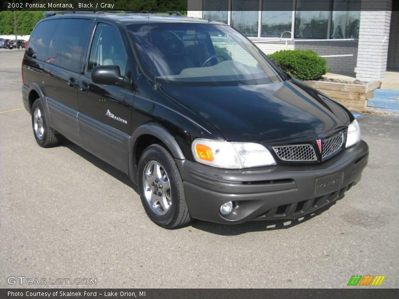 Black / Gray 2002 Pontiac Montana