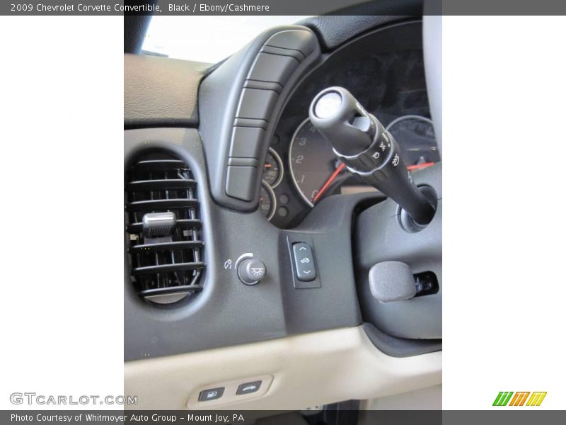 Black / Ebony/Cashmere 2009 Chevrolet Corvette Convertible