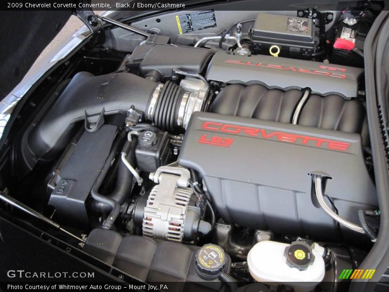 Black / Ebony/Cashmere 2009 Chevrolet Corvette Convertible