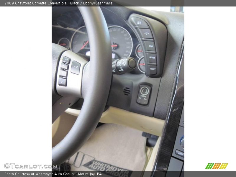 Black / Ebony/Cashmere 2009 Chevrolet Corvette Convertible