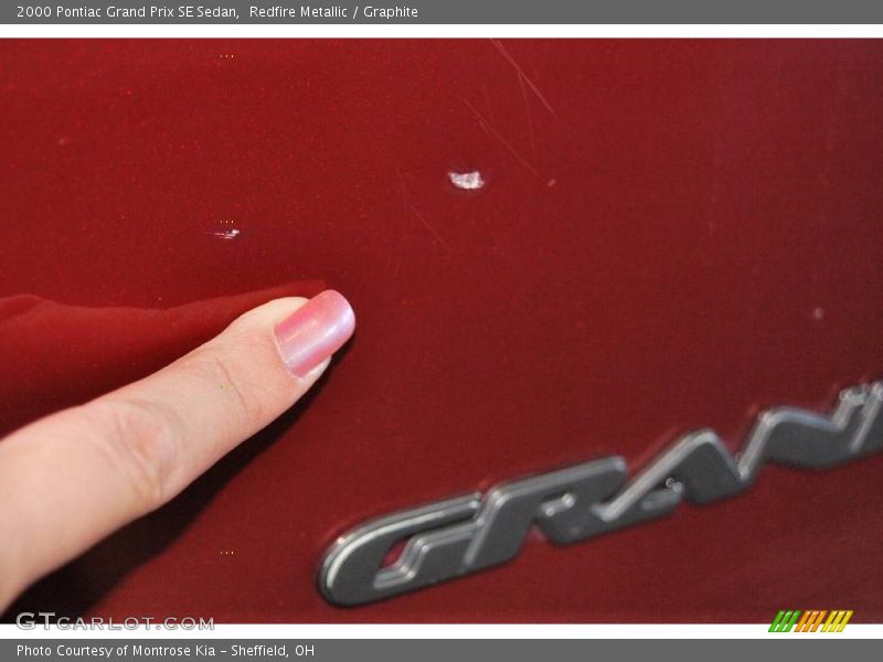 Redfire Metallic / Graphite 2000 Pontiac Grand Prix SE Sedan