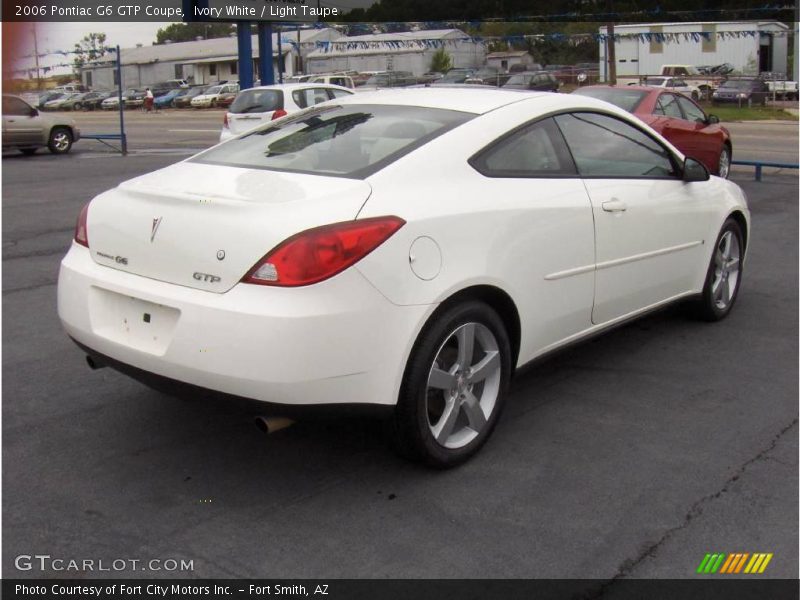Ivory White / Light Taupe 2006 Pontiac G6 GTP Coupe