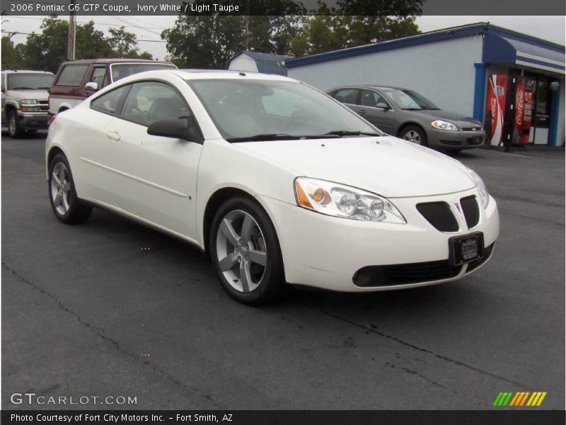 Ivory White / Light Taupe 2006 Pontiac G6 GTP Coupe
