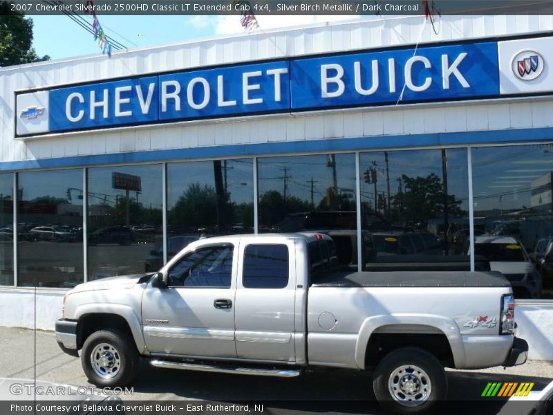 Silver Birch Metallic / Dark Charcoal 2007 Chevrolet Silverado 2500HD Classic LT Extended Cab 4x4