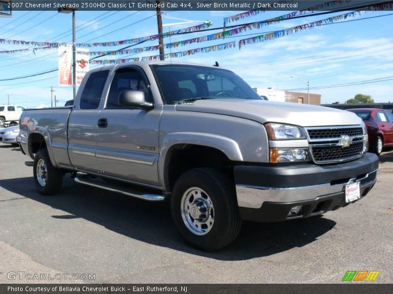 Silver Birch Metallic / Dark Charcoal 2007 Chevrolet Silverado 2500HD Classic LT Extended Cab 4x4