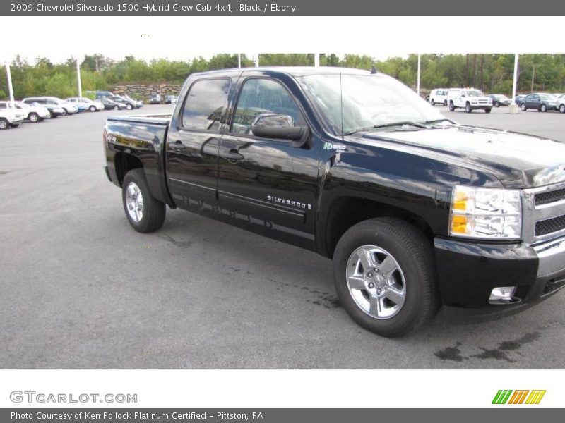 Black / Ebony 2009 Chevrolet Silverado 1500 Hybrid Crew Cab 4x4
