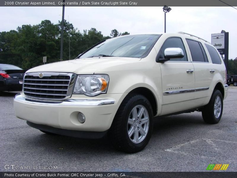 Cool Vanilla / Dark Slate Gray/Light Slate Gray 2008 Chrysler Aspen Limited