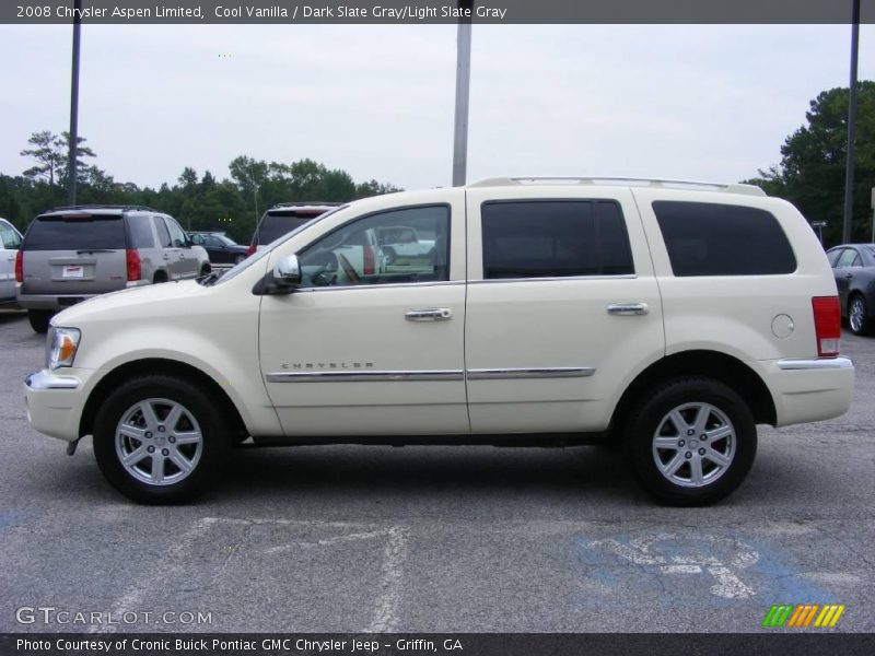 Cool Vanilla / Dark Slate Gray/Light Slate Gray 2008 Chrysler Aspen Limited