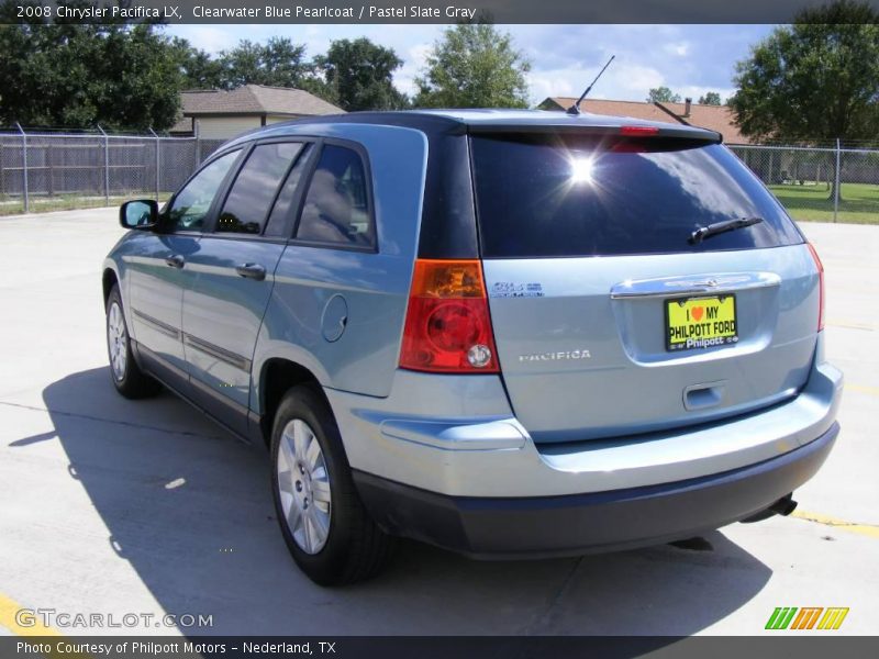 Clearwater Blue Pearlcoat / Pastel Slate Gray 2008 Chrysler Pacifica LX