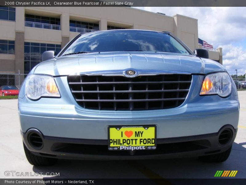 Clearwater Blue Pearlcoat / Pastel Slate Gray 2008 Chrysler Pacifica LX