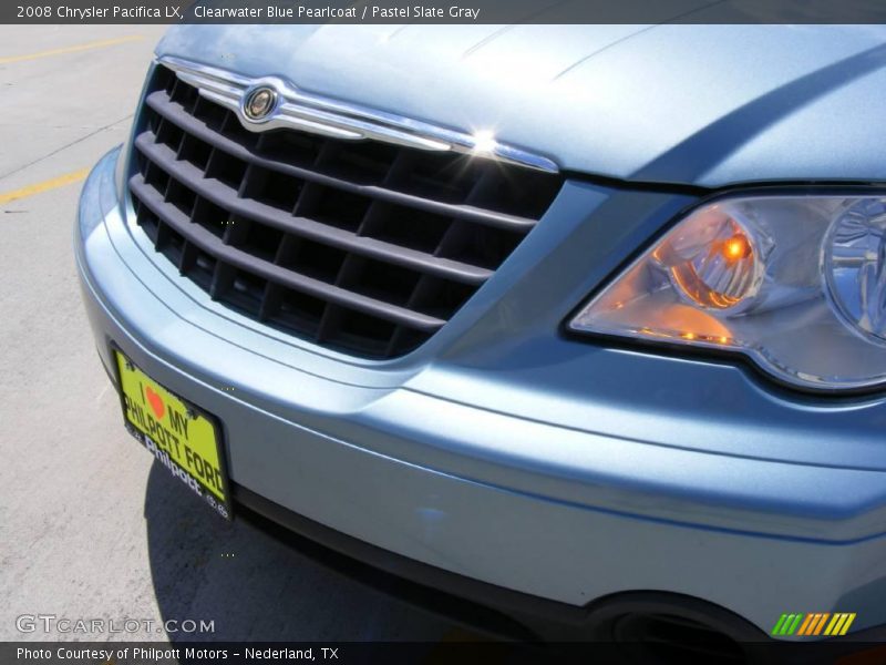 Clearwater Blue Pearlcoat / Pastel Slate Gray 2008 Chrysler Pacifica LX