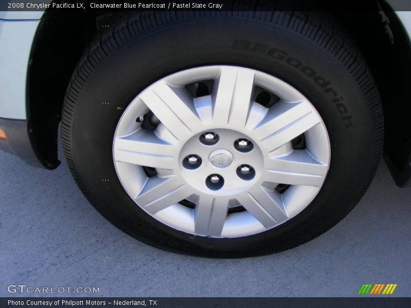 Clearwater Blue Pearlcoat / Pastel Slate Gray 2008 Chrysler Pacifica LX