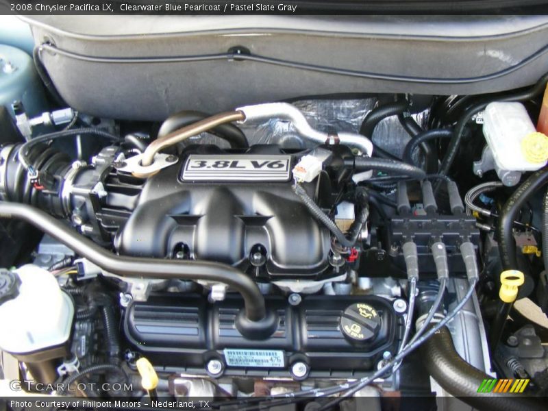Clearwater Blue Pearlcoat / Pastel Slate Gray 2008 Chrysler Pacifica LX