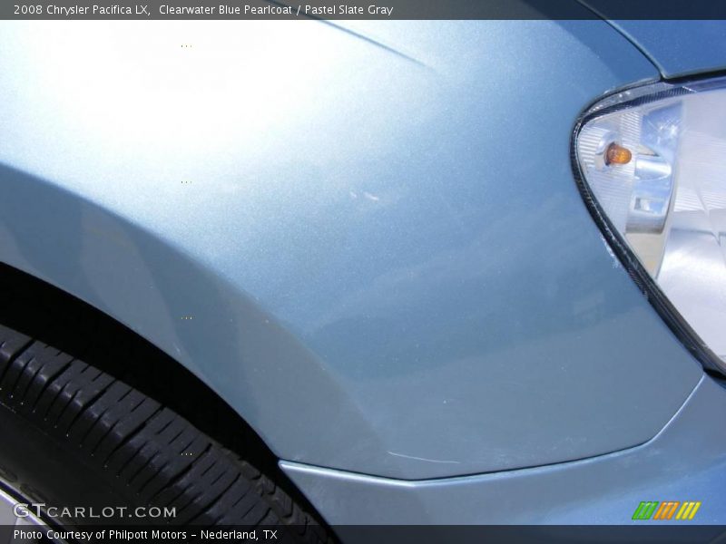 Clearwater Blue Pearlcoat / Pastel Slate Gray 2008 Chrysler Pacifica LX