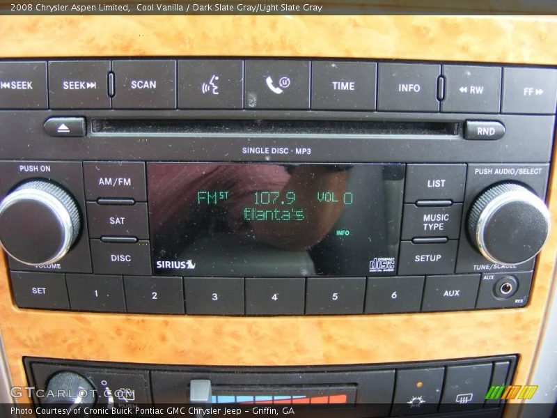 Cool Vanilla / Dark Slate Gray/Light Slate Gray 2008 Chrysler Aspen Limited
