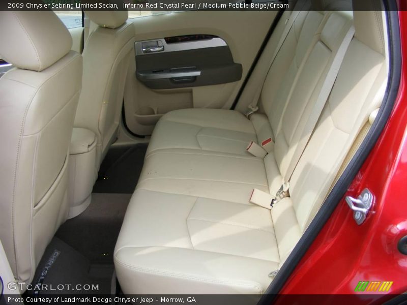 Inferno Red Crystal Pearl / Medium Pebble Beige/Cream 2009 Chrysler Sebring Limited Sedan