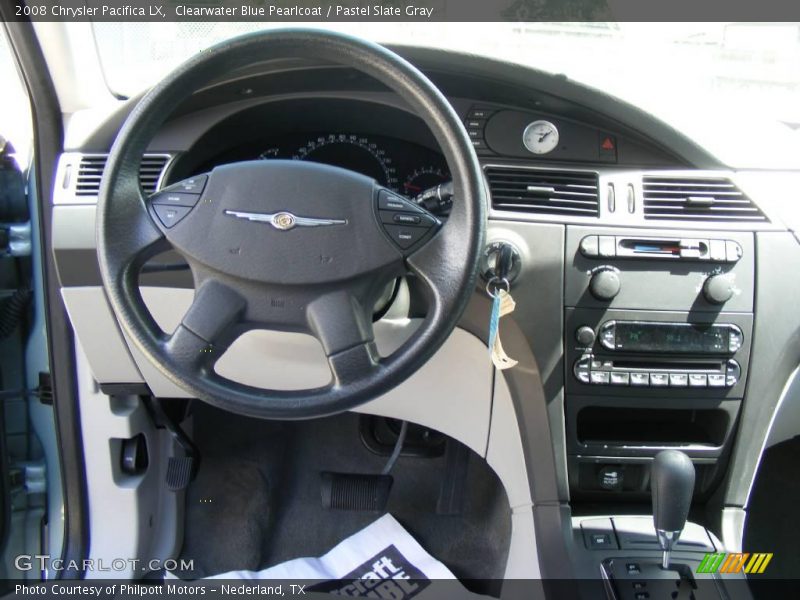 Clearwater Blue Pearlcoat / Pastel Slate Gray 2008 Chrysler Pacifica LX