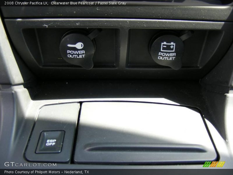 Clearwater Blue Pearlcoat / Pastel Slate Gray 2008 Chrysler Pacifica LX