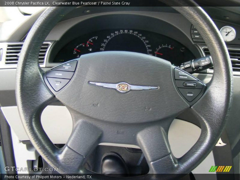 Clearwater Blue Pearlcoat / Pastel Slate Gray 2008 Chrysler Pacifica LX