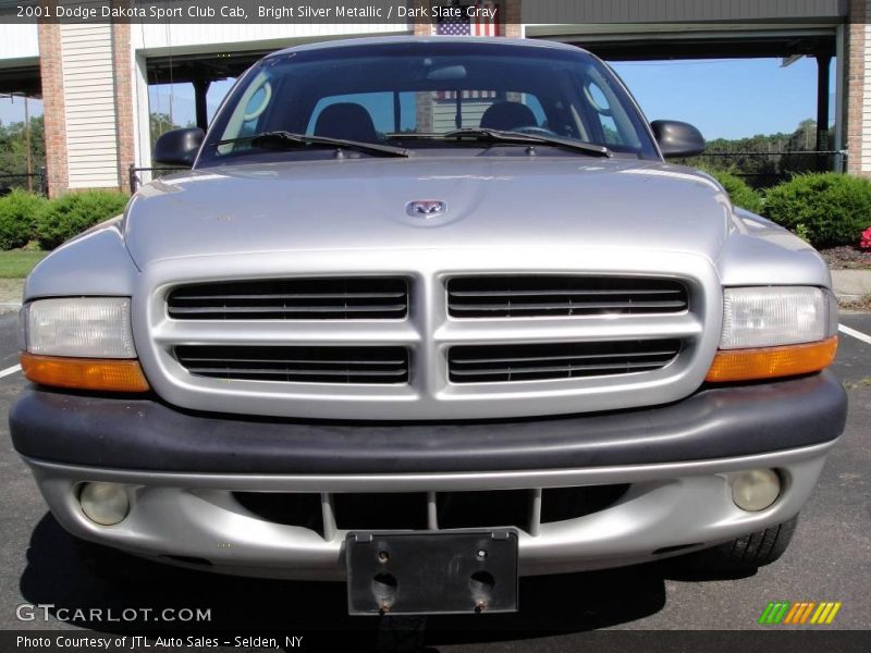 Bright Silver Metallic / Dark Slate Gray 2001 Dodge Dakota Sport Club Cab