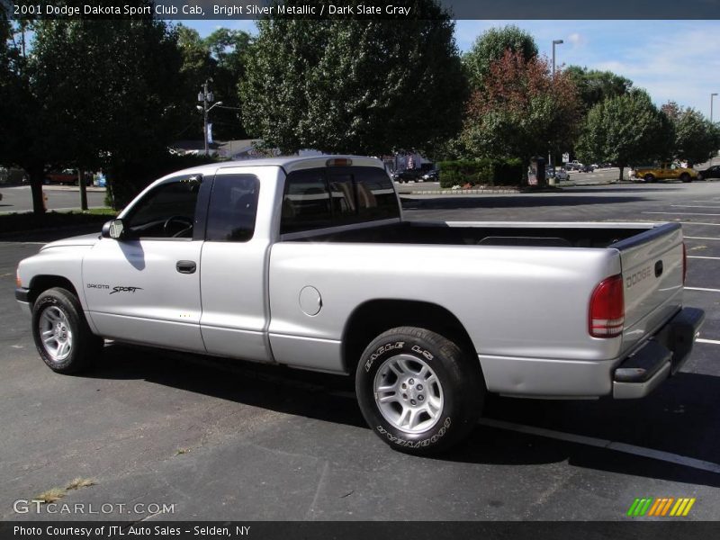Bright Silver Metallic / Dark Slate Gray 2001 Dodge Dakota Sport Club Cab