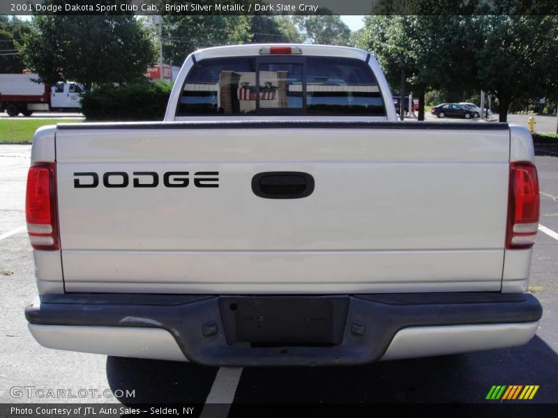 Bright Silver Metallic / Dark Slate Gray 2001 Dodge Dakota Sport Club Cab