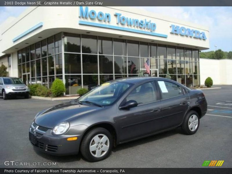 Graphite Metallic / Dark Slate Gray 2003 Dodge Neon SE