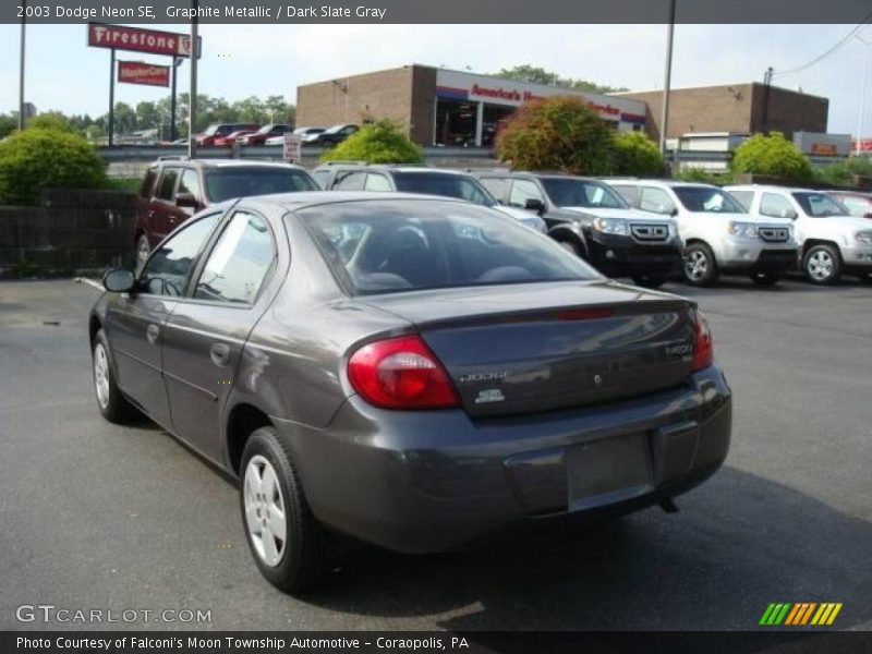 Graphite Metallic / Dark Slate Gray 2003 Dodge Neon SE